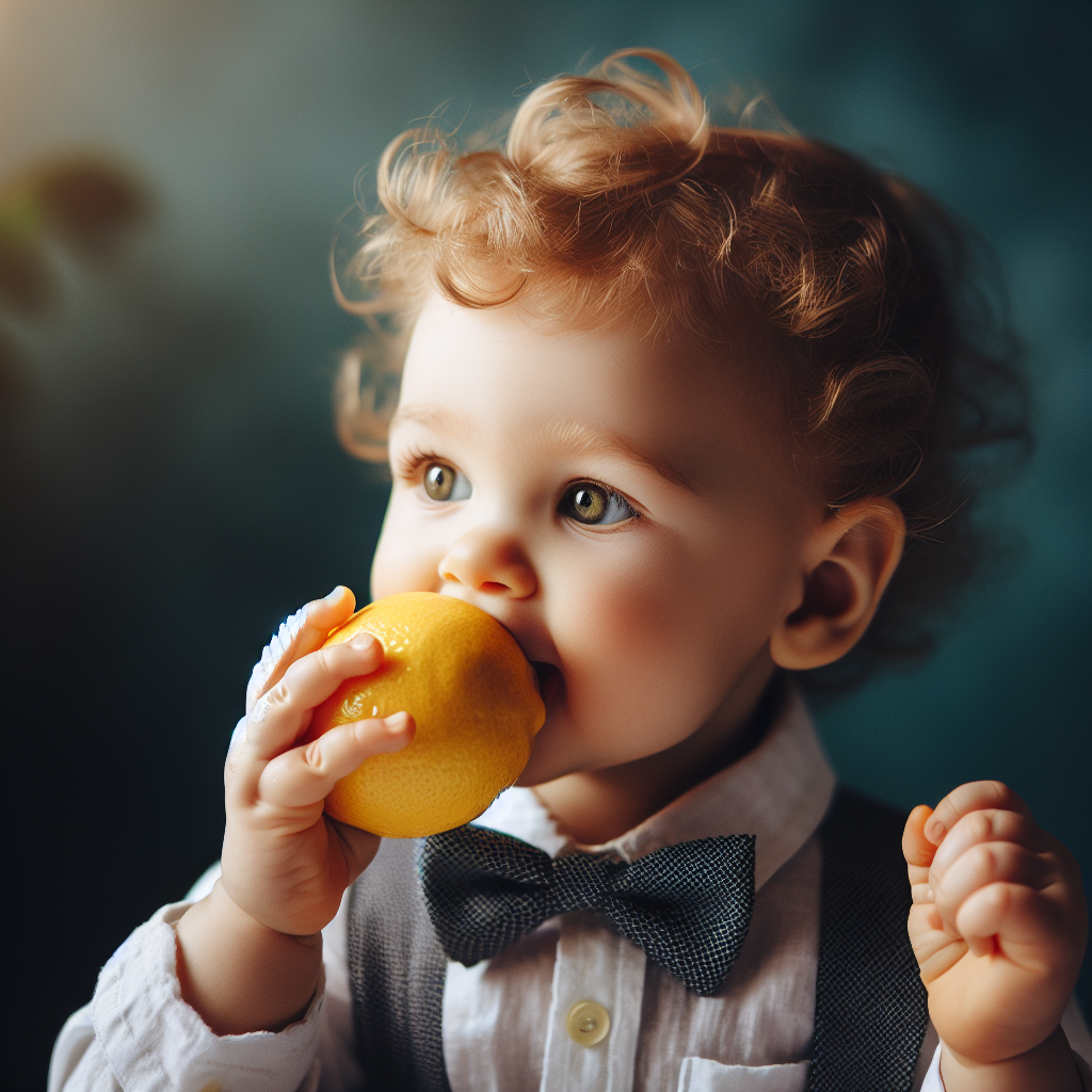 Bebeğin Limondan Yemesi